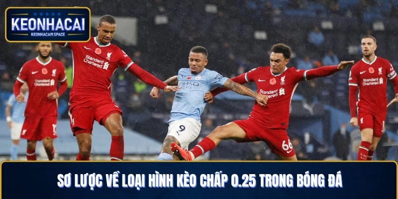 Sơ lược về loại hình kèo chấp 0.25 trong bóng đá