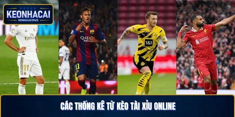 Các thống kê từ kèo Tài Xỉu online