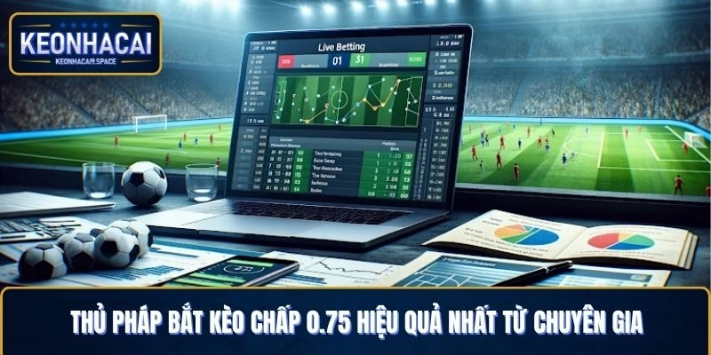 Thủ pháp bắt kèo chấp 0.75 hiệu quả nhất từ chuyên gia