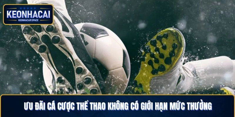 Ưu đãi cá cược thể thao không có giới hạn mức thưởng