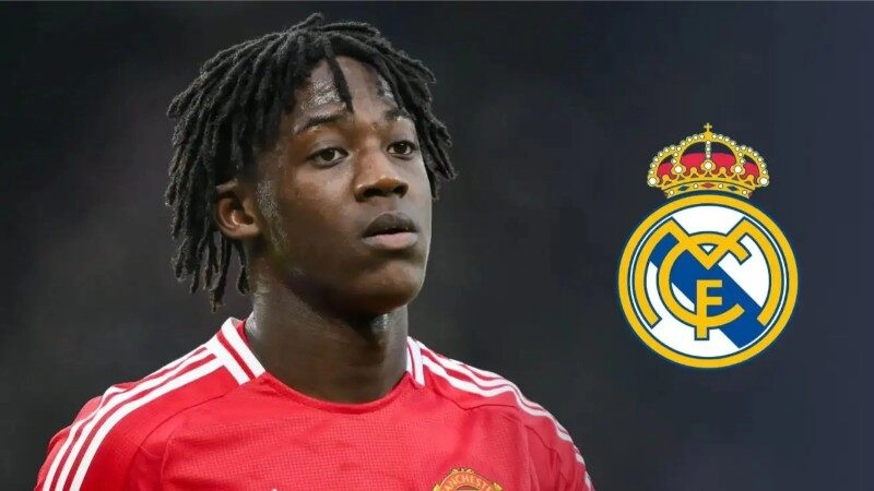Real Madrid để mắt tới Mainoo