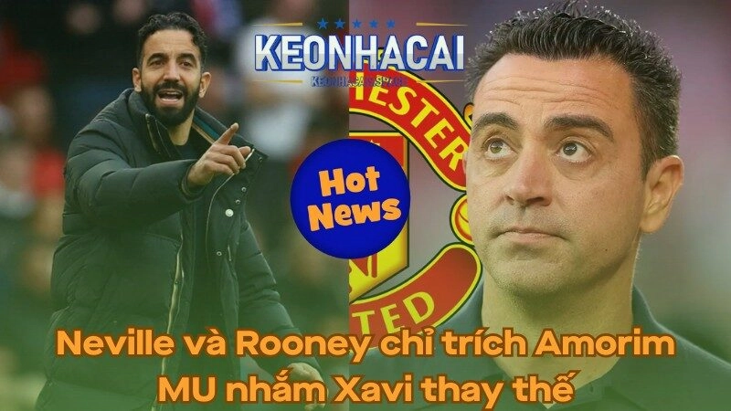 Neville và Rooney chỉ trích Amorim
