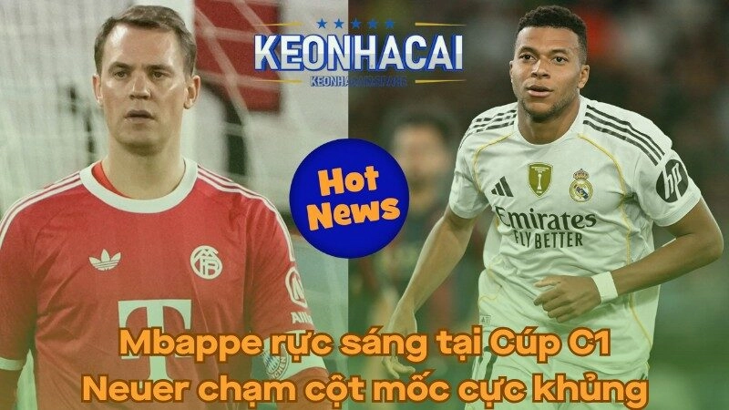 Mbappe rực sáng tại Cúp C1